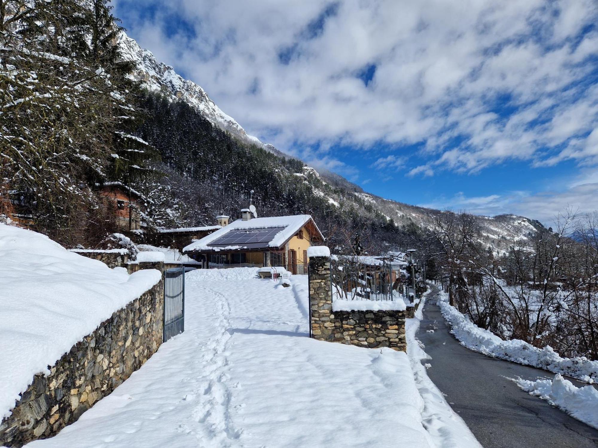 Ferienwohnung Casa Di Montagna Aisone Exterior foto